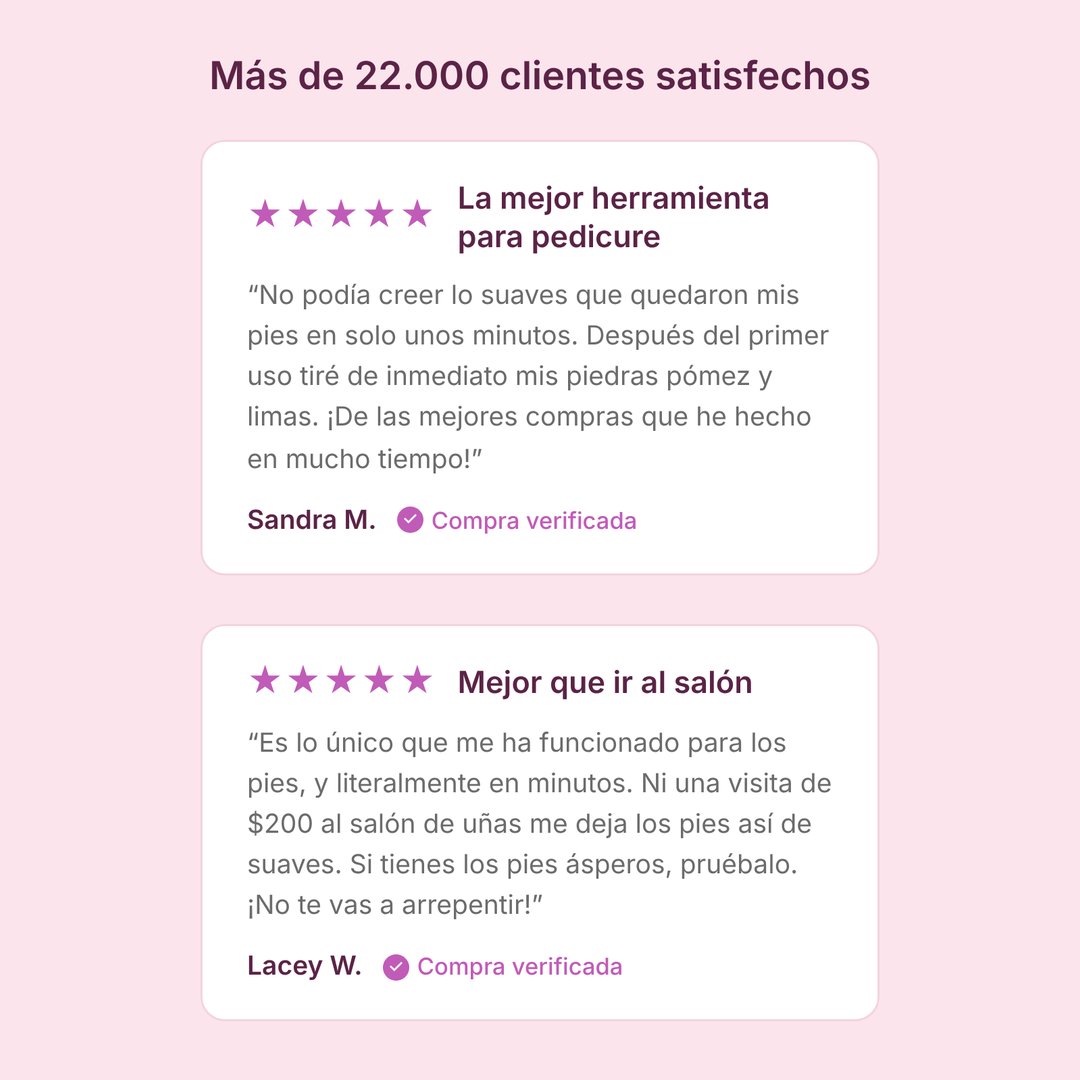 PediPure™ Pies Suaves Sin Durezas y en Casa