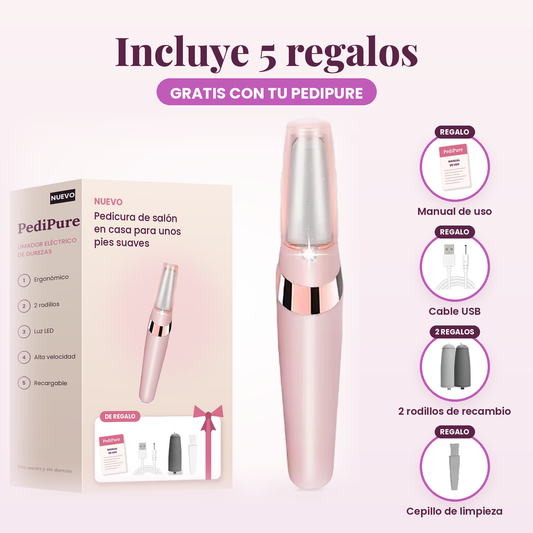PediPure™ Pies Suaves Sin Durezas y en Casa