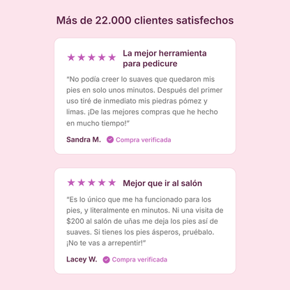 PediPure™ Pies Suaves Sin Durezas y en Casa